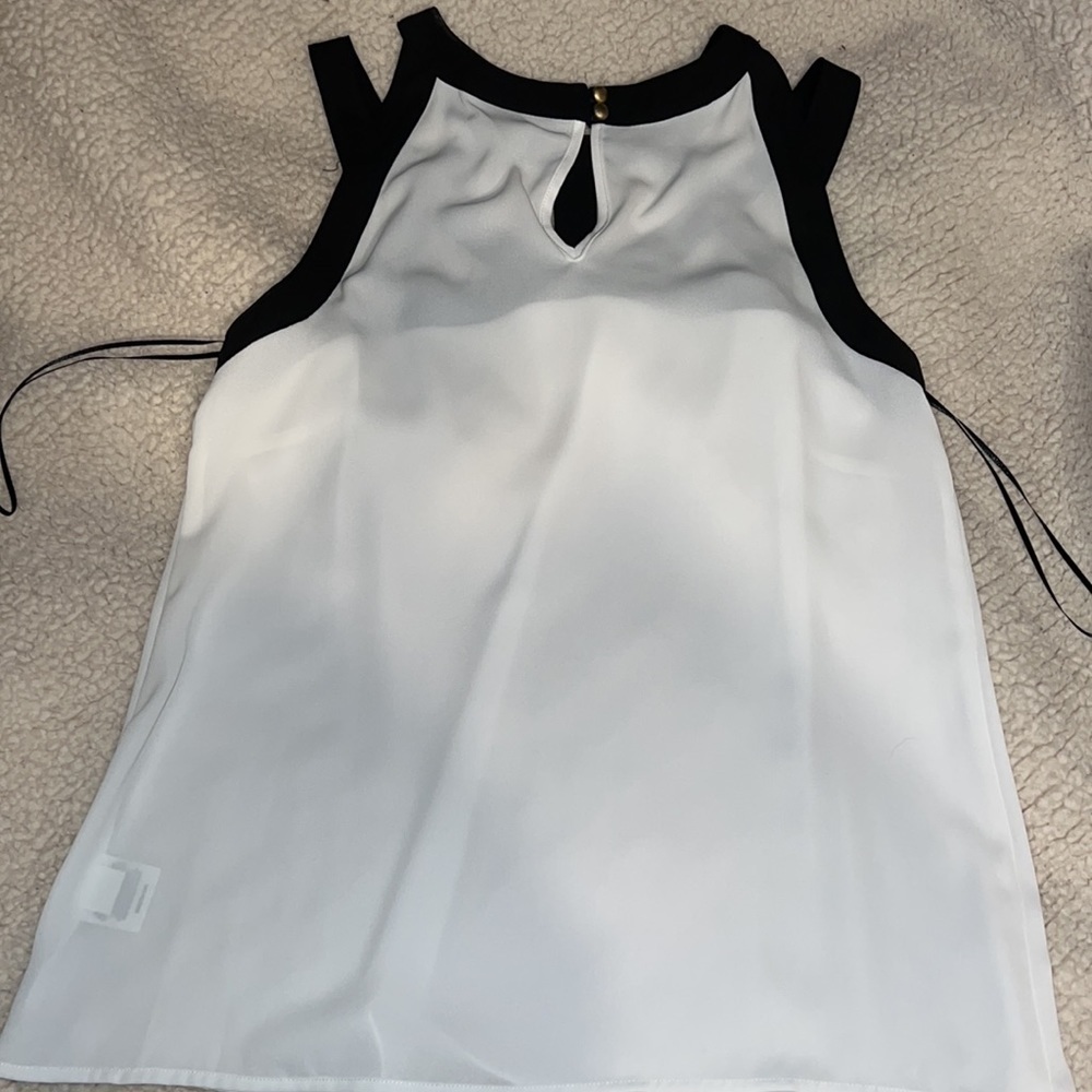 WHITE and black tank top - Picture 5 of 7